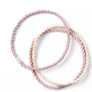 The Hair Edit Salutation 3 Braided Cord Headbands, Yoga Collection - Multicolor